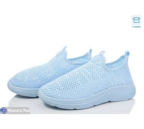 Кросівки жіночі на літо (8 пар р.36-41) блакитний  "Insect"