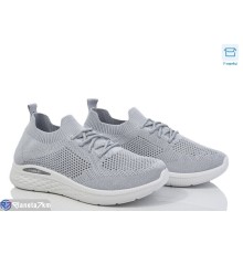 Кросівки жіночі на літо (8 пар р.36-41) сірий  "Insect"