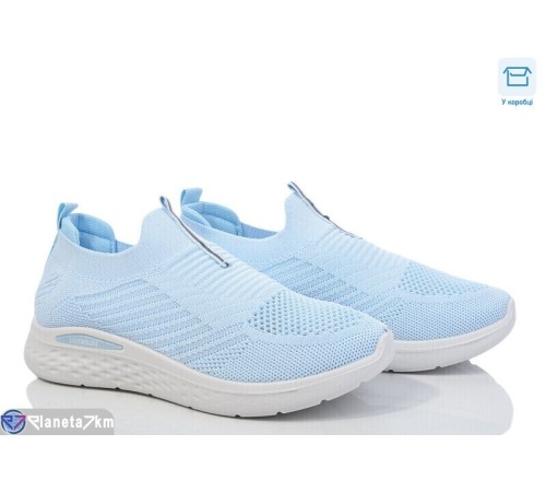 Кросівки жіночі на літо (8 пар р.36-41) блакитний  "Insect"