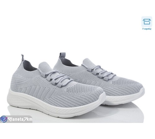 Кросівки жіночі на літо (8 пар р.36-41) сірий  "Insect"