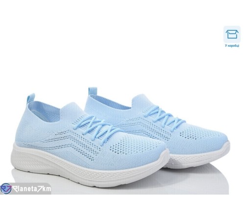 Кросівки жіночі на літо (8 пар р.36-41) блакитний  "Insect"