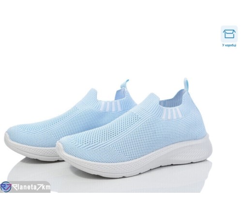 Кросівки жіночі на літо (8 пар р.36-41) блакитний  "Insect"