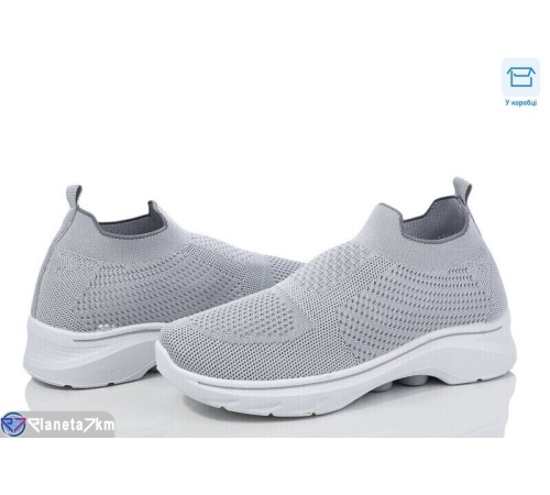 Кросівки жіночі на літо (8 пар р.36-41) сірий  "Insect"