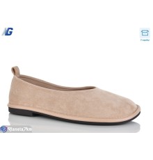 Балетки жіночі на весну/осінь (8 пар р.36-41) бежевий  "Navigator"