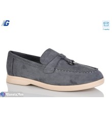 Туфлі жіночі на весну/осінь (8 пар р.36-41) сірий  "Navigator"