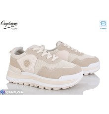 Кросівки жіночі на весну/осінь (8 пар р.37-41) бежевий  "Dageni"