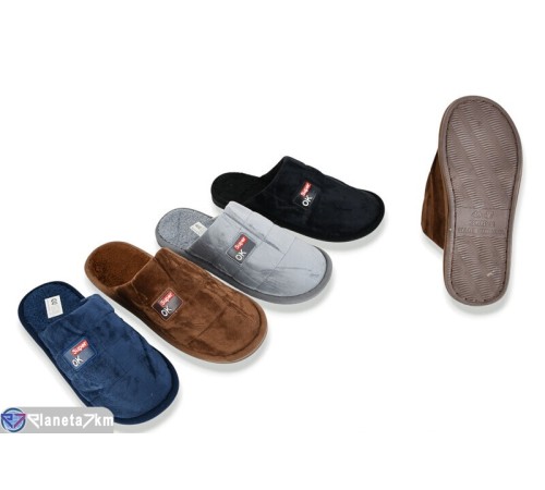 Тапки чоловічі на весну/осінь (6 пар р.42-47) мікс  "Ladmir"