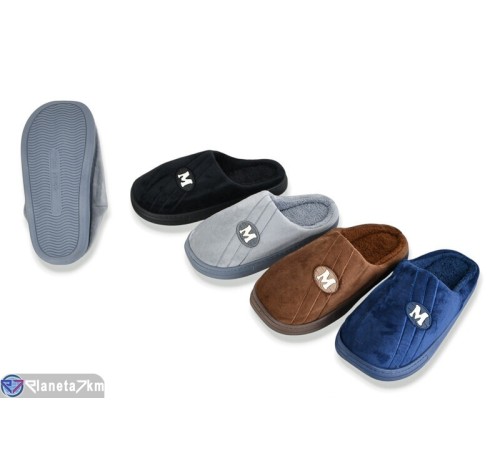 Тапки чоловічі на зиму (6 пар р.42-47) мікс  "Ladmir"