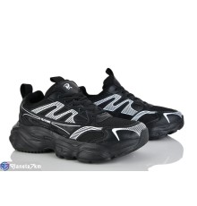 Кросівки жіночі на весну/осінь (8 пар р.36-40) чорний  "LEVLU"