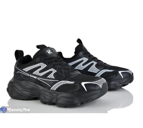 Кросівки жіночі на весну/осінь (8 пар р.36-40) чорний  "LEVLU"