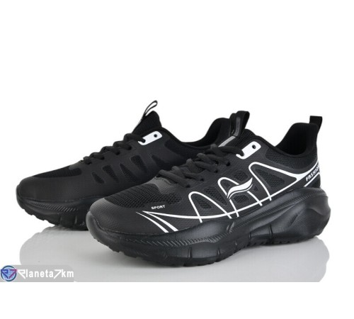 Кросівки жіночі на весну/осінь (8 пар р.36-40) чорний  "LEVLU"