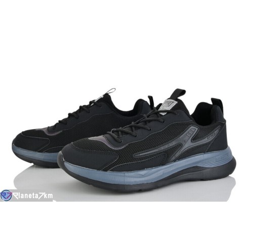 Кросівки чоловічі на весну/осінь (8 пар р.39-44) чорний  "LEVLU"