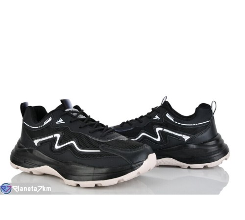 Кросівки чоловічі на весну/осінь (8 пар р.39-44) чорний  "LEVLU"