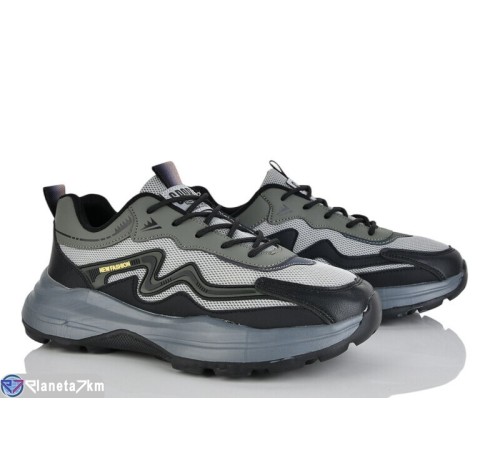 Кросівки чоловічі на весну/осінь (8 пар р.39-44) сірий  "LEVLU"