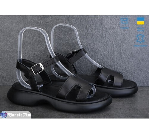 Босоніжки жіночі на літо (6 пар р.36-40) чорний  "Linda"