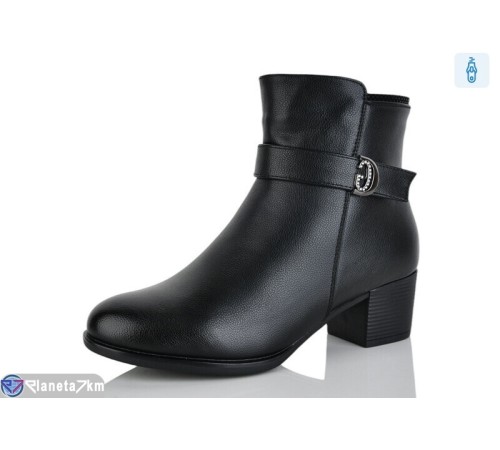 Черевики жіночі на весну/осінь (8 пар р.37-41) чорний  "Terona"