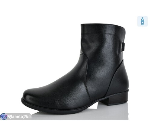 Черевики жіночі на весну/осінь (6 пар р.41-44) чорний  "Terona"