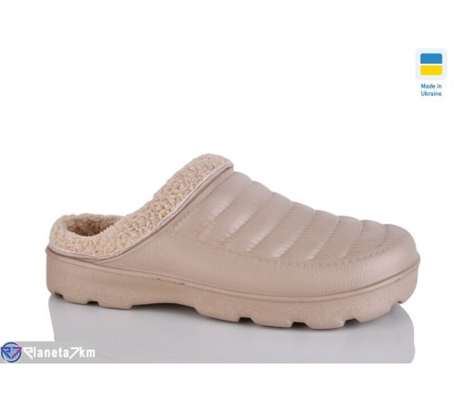 Жіночі сабо на зиму (6 пар р.37-41) зелений  "LUCKY"