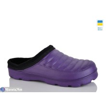 Жіночі сабо на зиму (6 пар р.37-41) зелений  "LUCKY"