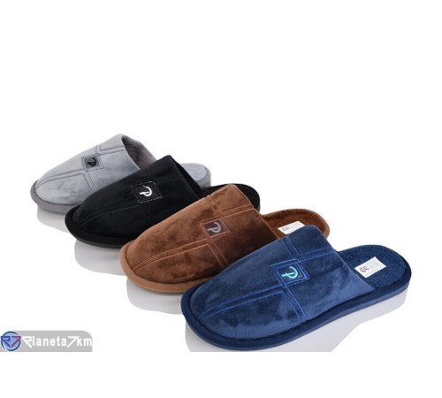 Тапки чоловічі на весну/осінь (12 пар р.42-46) мікс  "LUCKY"