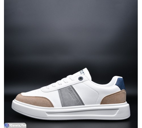 Кросівки чоловічі на весну/осінь (8 пар р.40-45) білий  "Fudian"