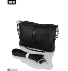 Сумка жіноча 20*30*12 см,  чорний  "BIG"