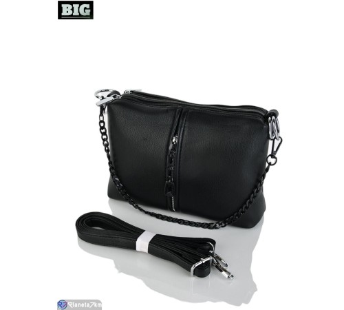 Сумка жіноча 20*30*12 см,  чорний  "BIG"