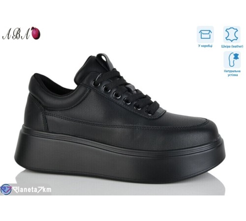 Кросівки жіночі на весну/осінь (8 пар р.36-41) чорний  "Aba"