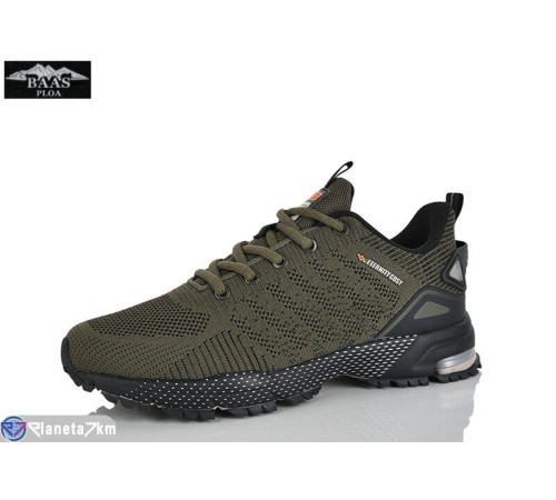 Кросівки чоловічі на весну/осінь (8 пар р.41-46) зелений  "Baas"