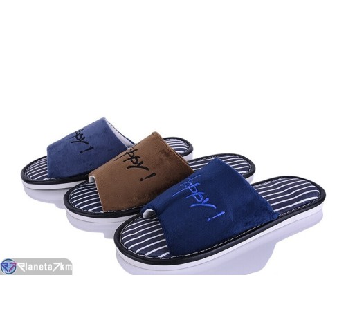 Тапки чоловічі на весну/осінь (12 пар р.40-45) мікс  "LINKA"