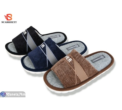 Тапки чоловічі на весну/осінь (12 пар р.42-47) мікс  "SCARRHETT"