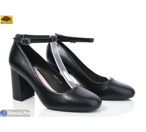 Туфлі жіночі на весну/осінь (6 пар р.36-40) чорний  "Mei De Li"