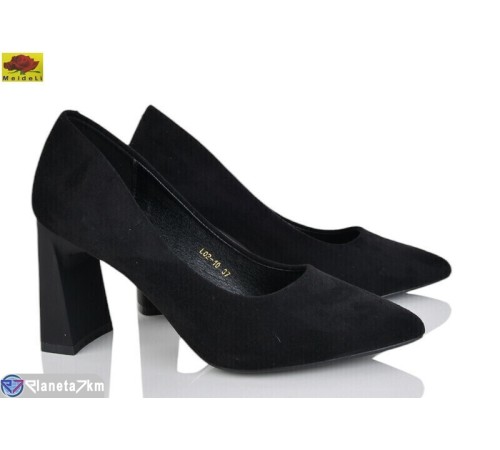 Туфлі жіночі на весну/осінь (6 пар р.36-40) чорний  "Mei De Li"