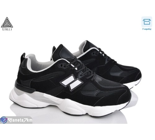 Кросівки чоловічі на весну/осінь (8 пар р.41-45) чорний  "STILLI Group"