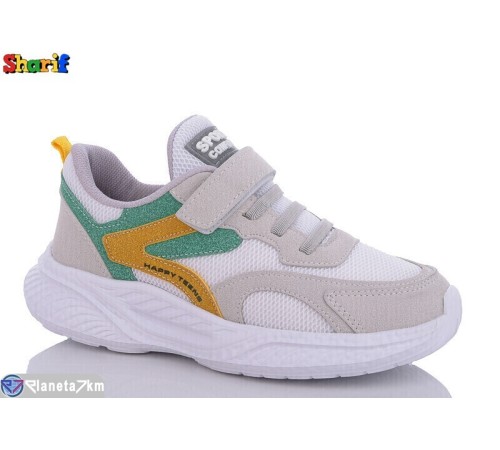 Дитячі кросівки на весну/осінь (8 пар р.31-35) сірий  "Sharif"