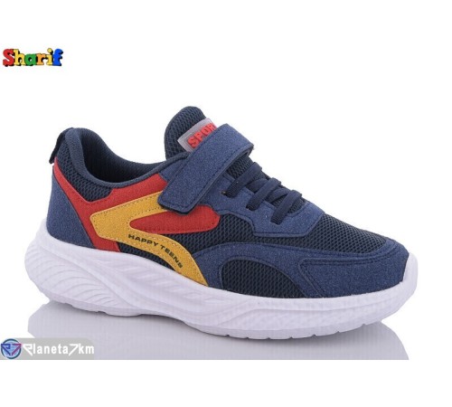 Дитячі кросівки на весну/осінь (8 пар р.31-35) синій  "Sharif"