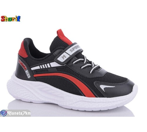 Дитячі кросівки на весну/осінь (8 пар р.31-35) чорний  "Sharif"