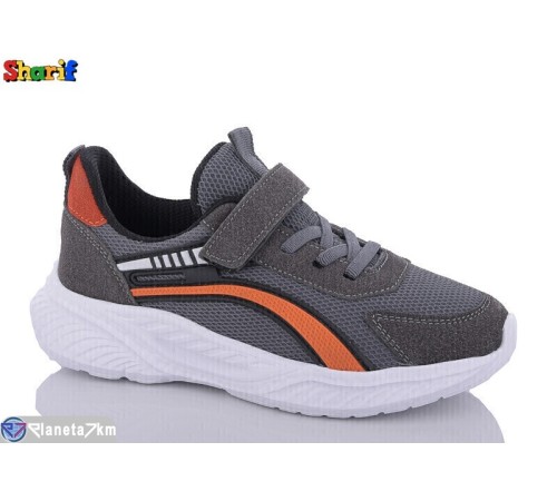 Дитячі кросівки на весну/осінь (8 пар р.31-35) сірий  "Sharif"