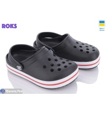 Кроки дитячі на літо (8 пар р.24-35) чорний  "Roks"