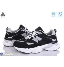 Кросівки жіночі на весну/осінь (8 пар р.36-41) чорний  "STILLI Group"