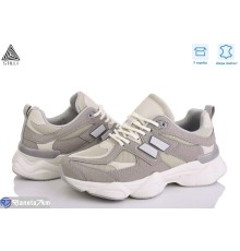 Кросівки жіночі на весну/осінь (8 пар р.36-41) сірий  "STILLI Group"