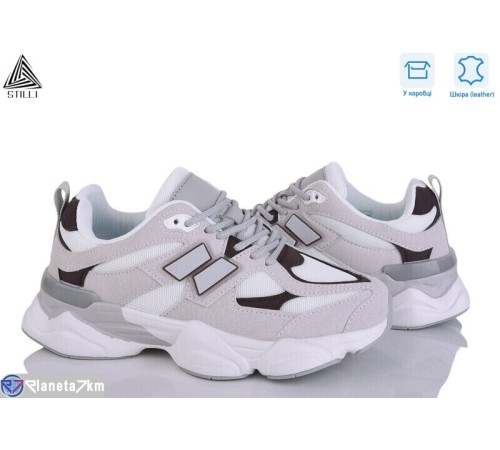Кросівки жіночі на весну/осінь (8 пар р.36-41) сірий  "STILLI Group"