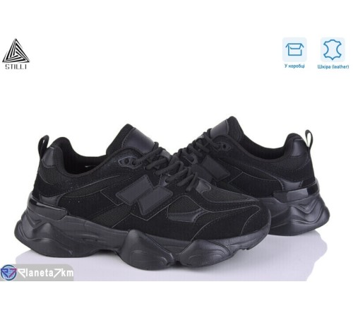Кросівки жіночі на весну/осінь (8 пар р.36-41) чорний  "STILLI Group"