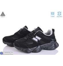 Кросівки жіночі на весну/осінь (8 пар р.36-41) чорний  "STILLI Group"