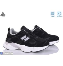 Кросівки жіночі на весну/осінь (8 пар р.36-41) чорний  "STILLI Group"