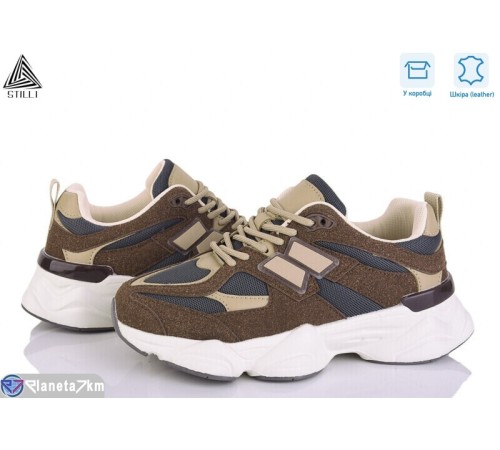 Кросівки жіночі на весну/осінь (8 пар р.36-41) коричневий  "STILLI Group"