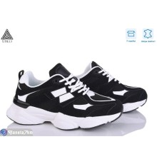 Кросівки жіночі на весну/осінь (8 пар р.36-41) чорний  "STILLI Group"