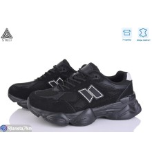 Кросівки жіночі на весну/осінь (8 пар р.36-41) чорний  "STILLI Group"