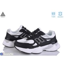 Кросівки жіночі на весну/осінь (8 пар р.36-41) чорний  "STILLI Group"