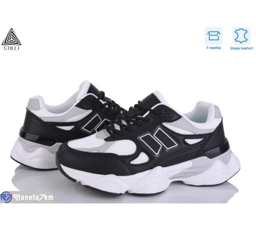 Кросівки жіночі на весну/осінь (8 пар р.36-41) чорний  "STILLI Group"